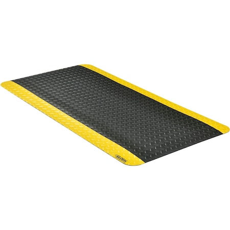 Global Industrial Antifatigue Mat, 4 in L x 2 in W, 15/16 Thickness, Black 800350YL